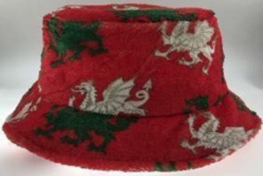 MULTI DRAGON FLEECE BUCKET HAT - KIDS & ADULTS