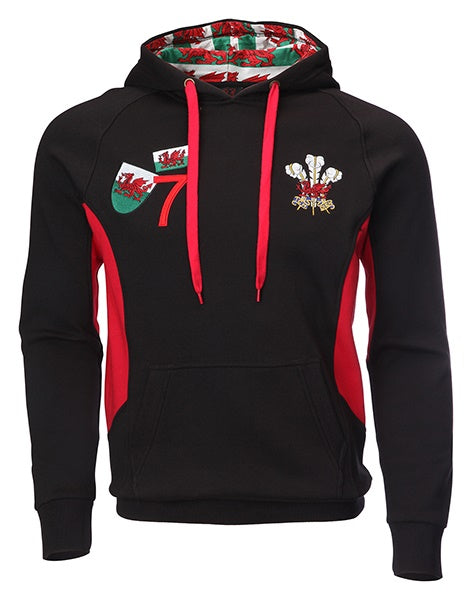 'Tomos' Applique Welsh Hoodie